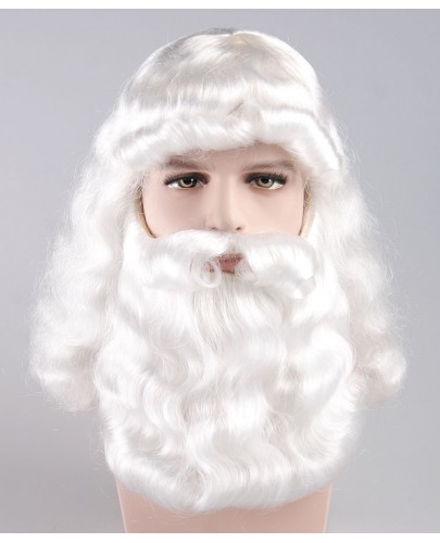 Adult Fancy Santa Claus Wig and Beard Set HX-008